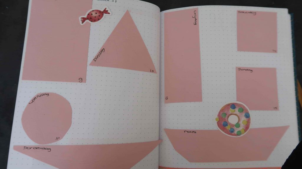 bullet journal, planner, calendar september